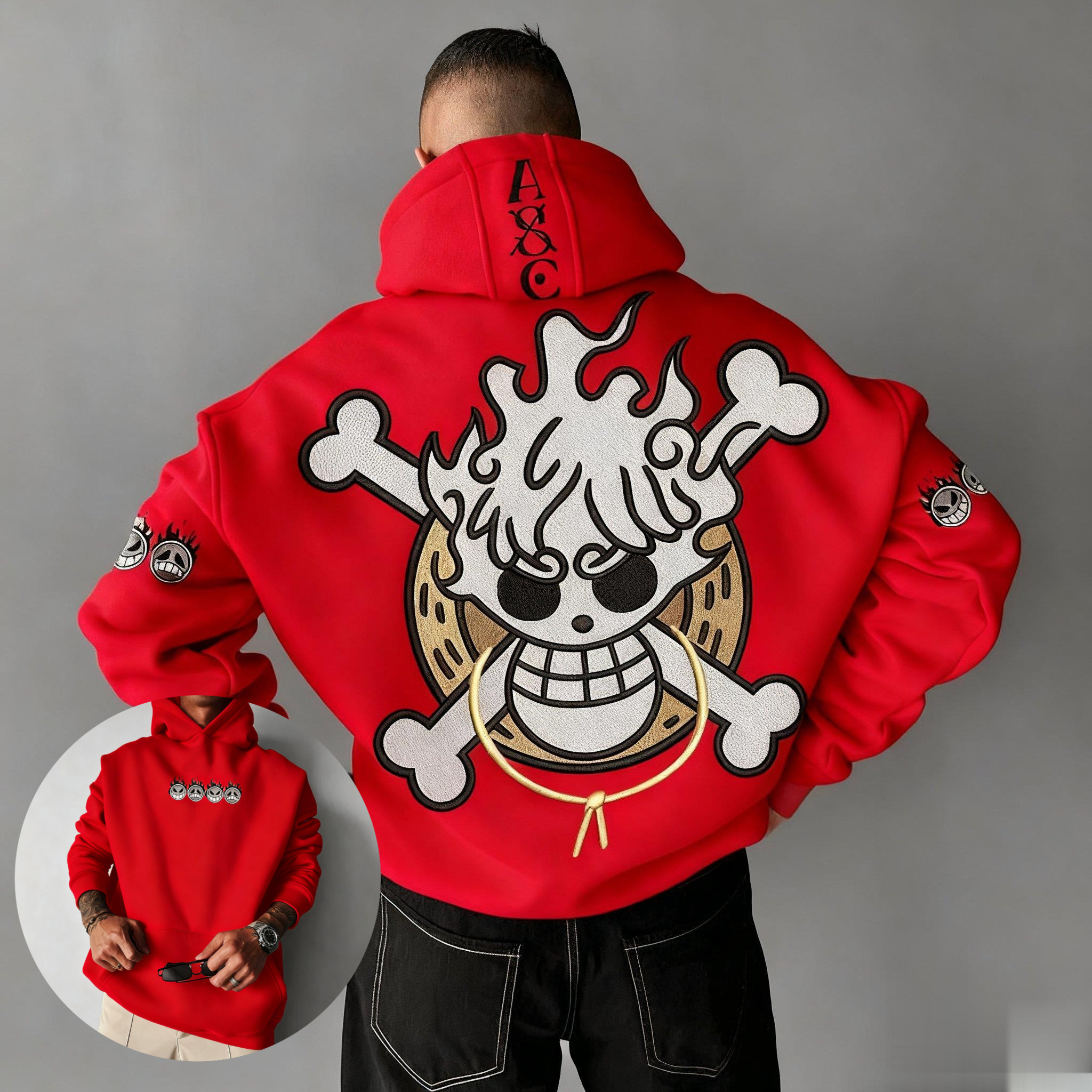 Winter Clothing In Japan - Oversized One Piece Anime Hoodie Men