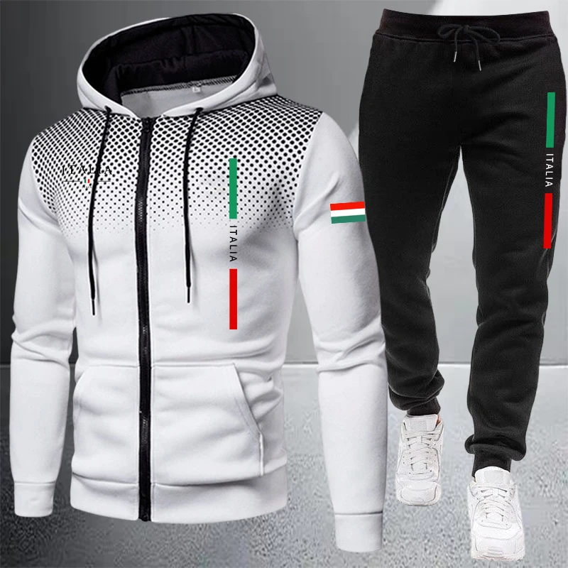Men's Tracksuit Casual Zip Hoo - огляд і ціна Winter Clothing