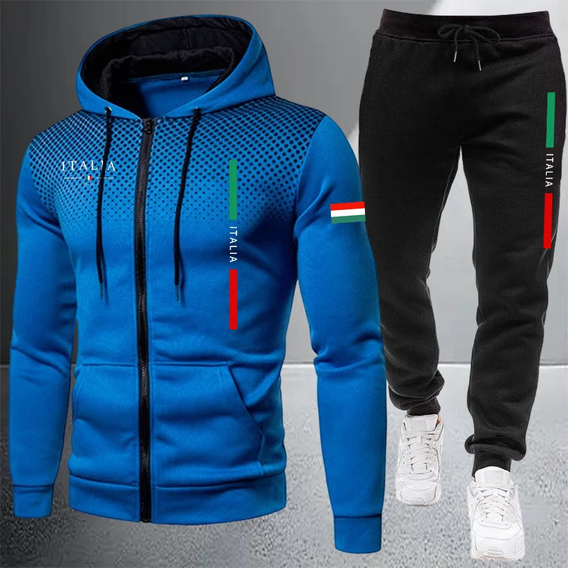 Men's Tracksuit Casual Zip Hoo - огляд і ціна Winter Clothing