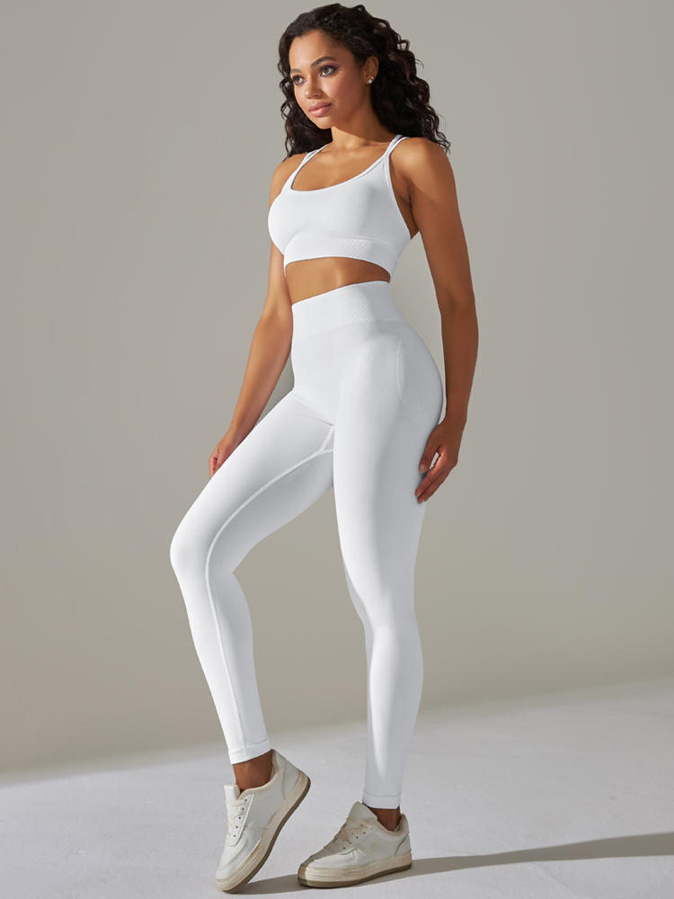 2 Pcs Women Yoga Set Sexy Seam - огляд і ціна Winter Yoga Clothing
