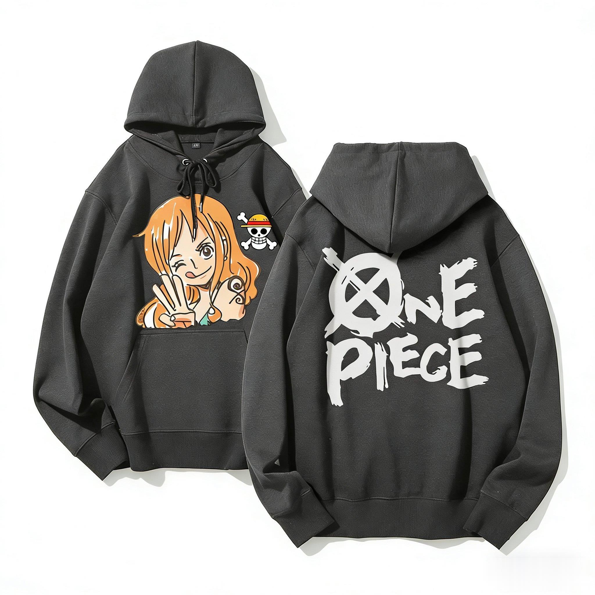 One Piece Nami Anime Hoodie Me - огляд і ціна Winter Clothing In Japan