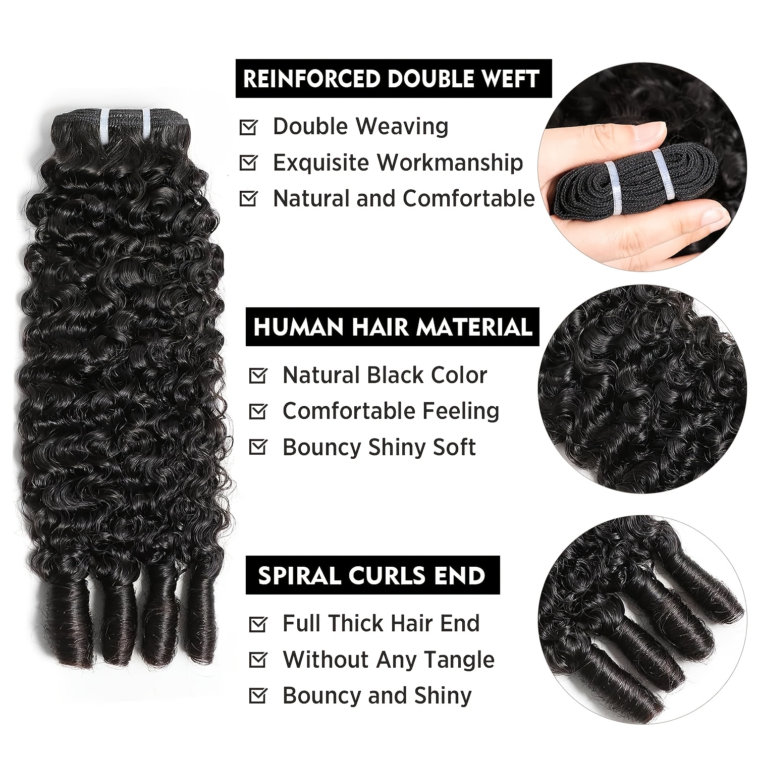 Burmese Curly Human Hair Bundl - огляд і ціна Winter Clothing Bundle