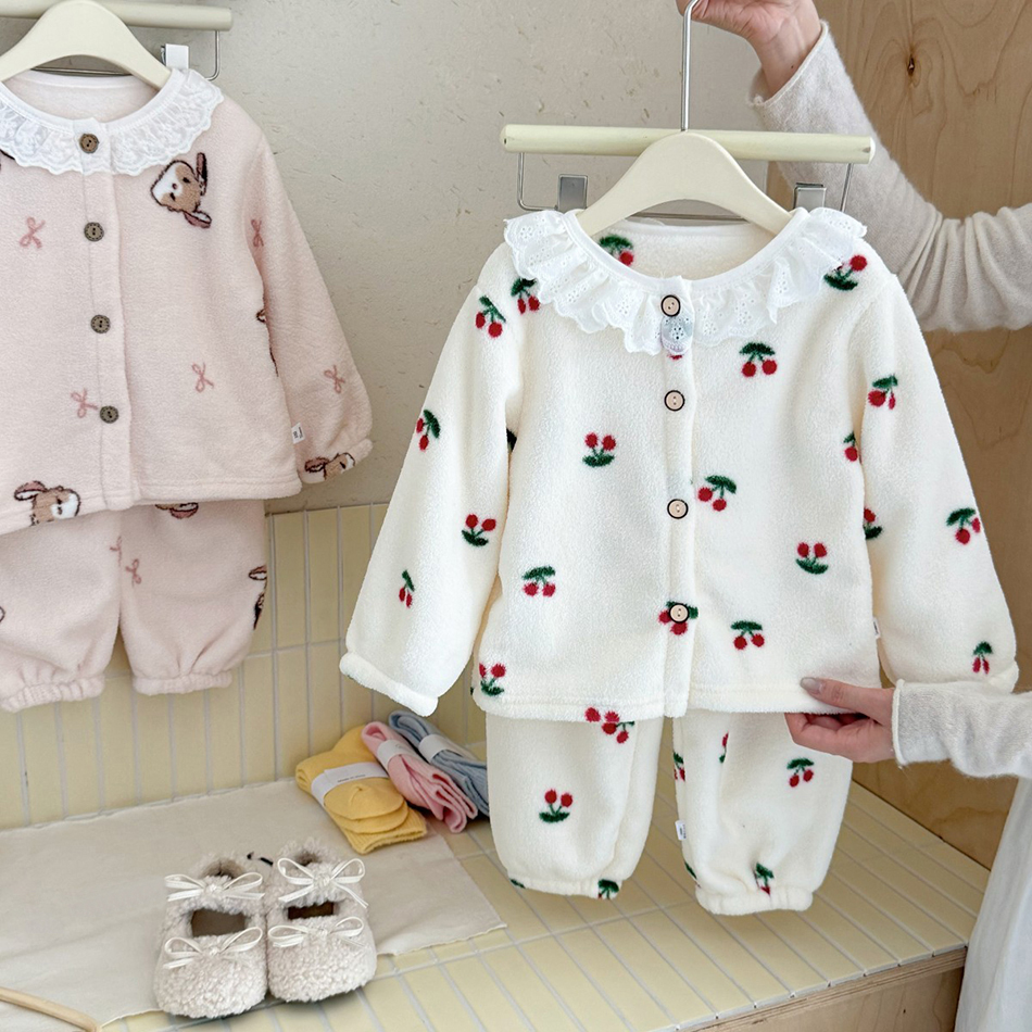Boys Girls Fleece Pajama Set K - огляд і ціна Winter Clothing List