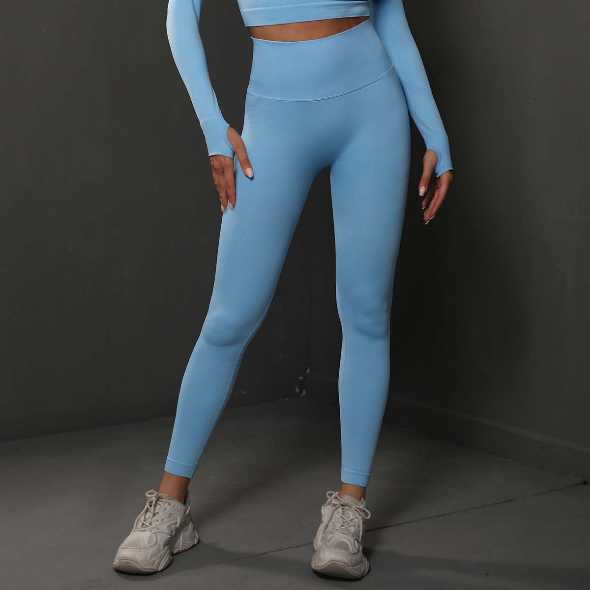 Yoga Pants Grey Women Rise Bre - огляд і ціна Winter Yoga Clothing