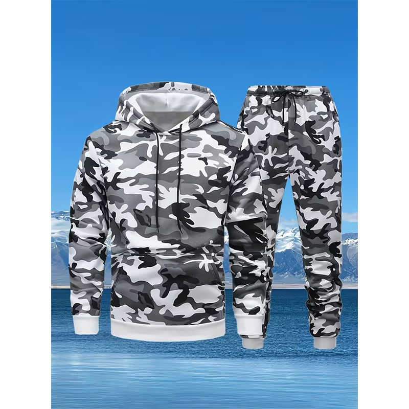 Autumn Camouflage 3D Print Hoo - огляд і ціна Winter Clothing