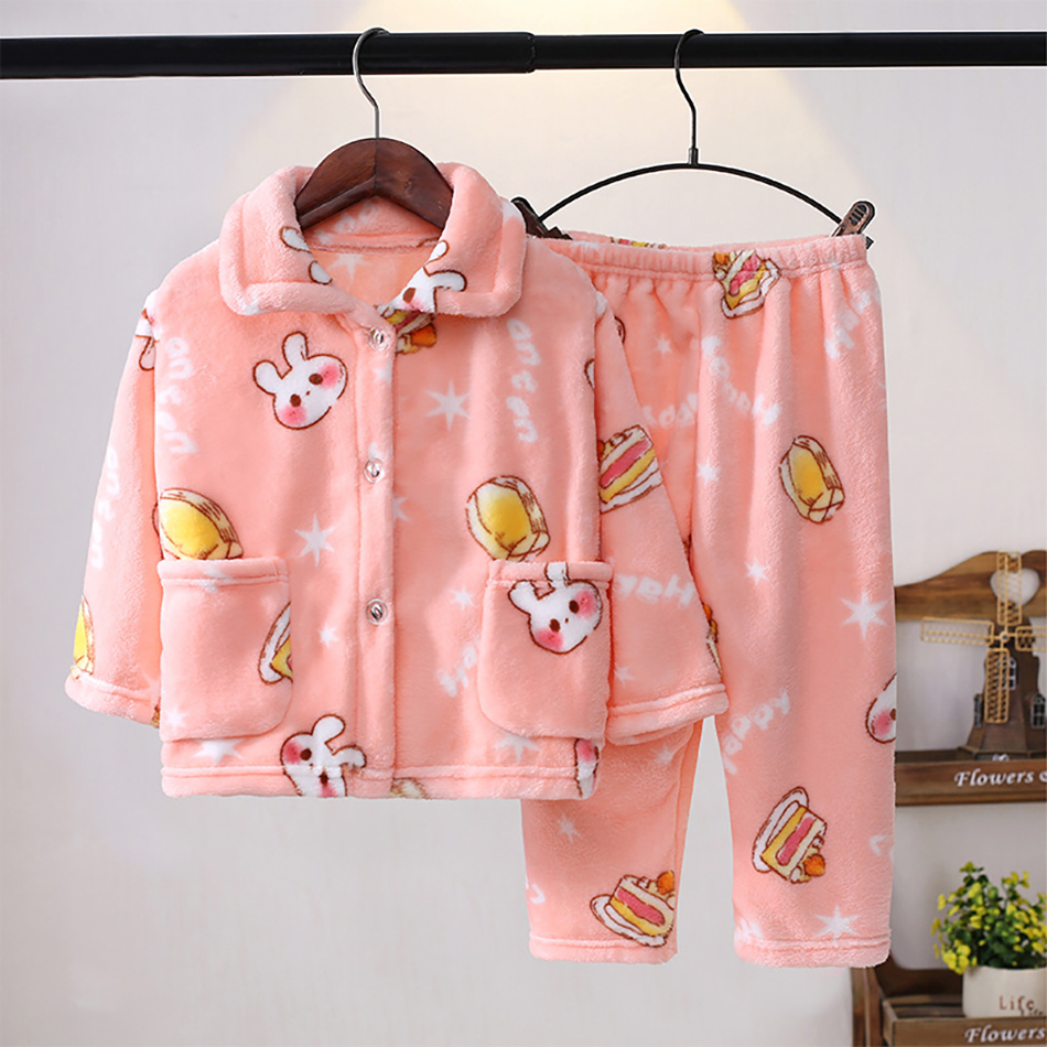 Winter Kids Pajama Set Coral F - огляд і ціна Winter Clothing List