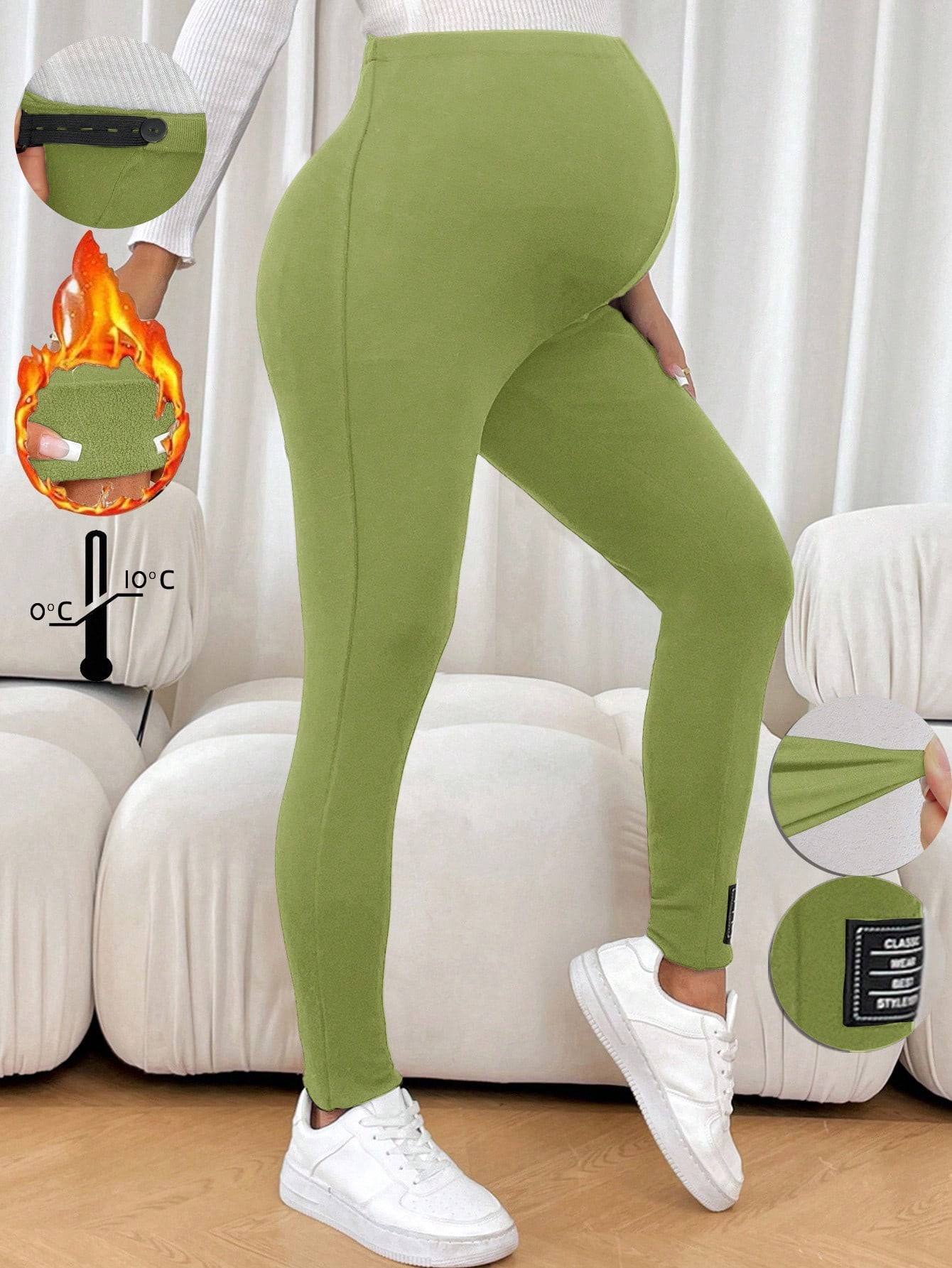 Pregnancy yoga pants, high wai - огляд і ціна Winter Yoga Clothing